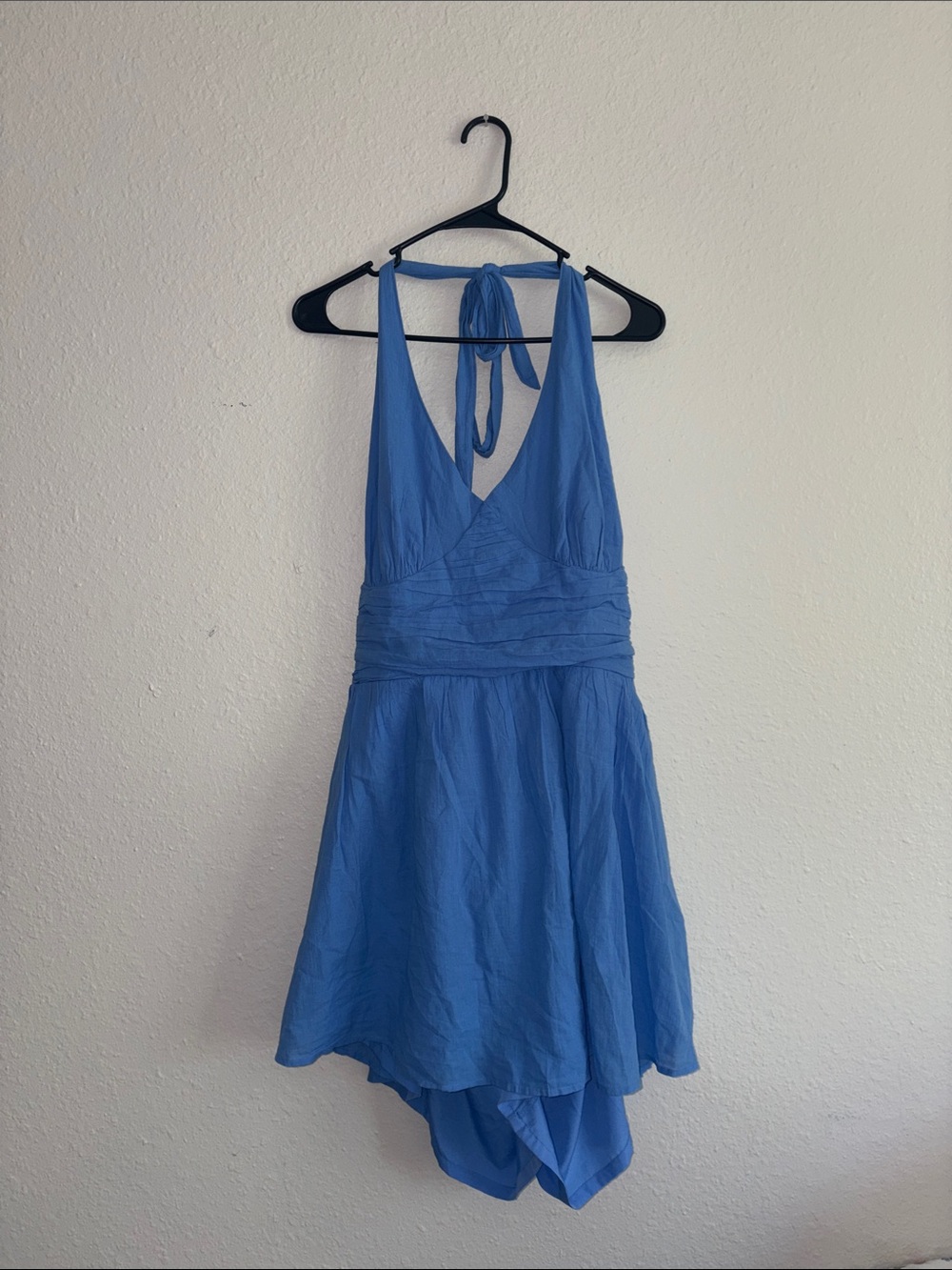 American Eagle Outfitters Periwinkle Smocked Top